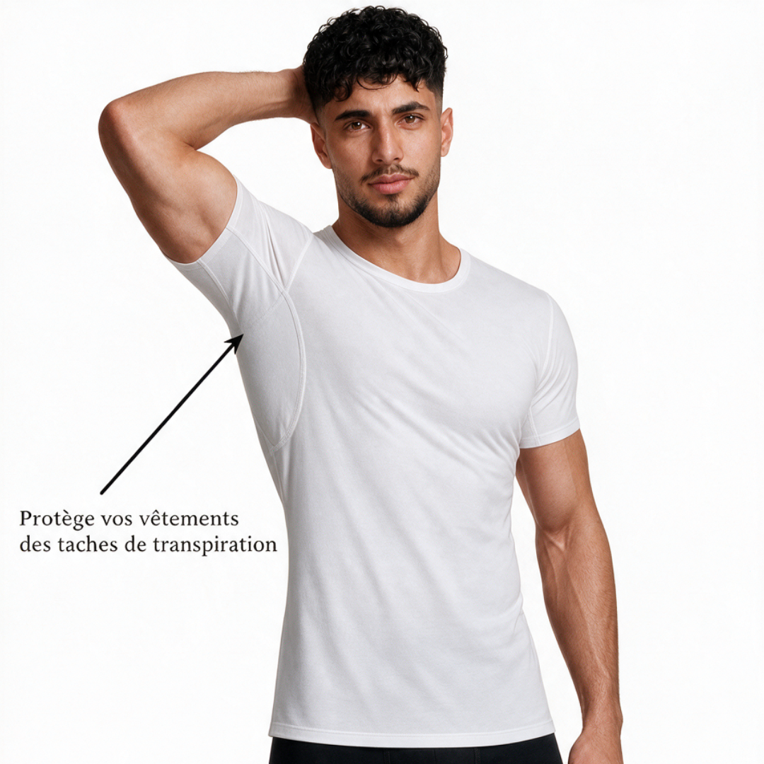 2x T-shirt Anti-Transpirant M&C