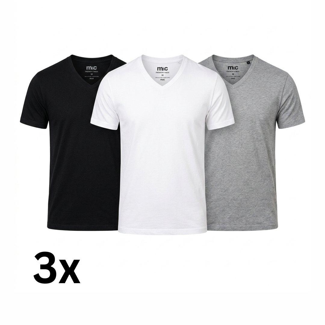 Pack Sous-Vêtement Col V x3